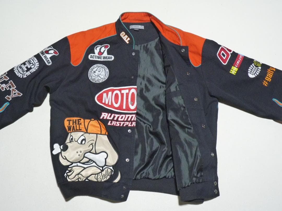 べべ　GALFY　ガルフィー　レーシングジャケット　綿　マルチカラー　L