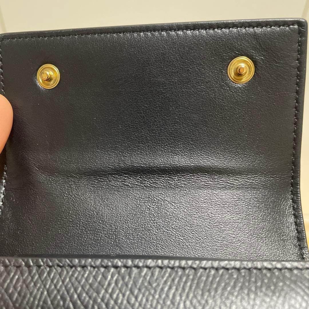 CELINE セリーヌ スモールトリフォールド ミニ財布 ブラック　黒