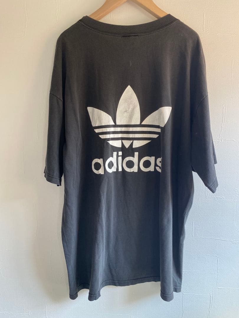adidas USA製 ビッグシルエット Tシャツ L ブラック