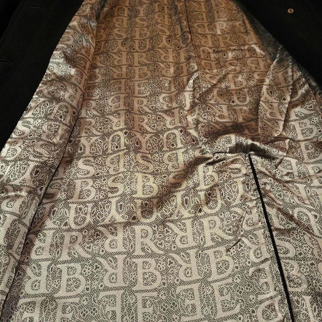 美品 希少 Burberrys 　カシミヤ　ブラックロングオーバーコート