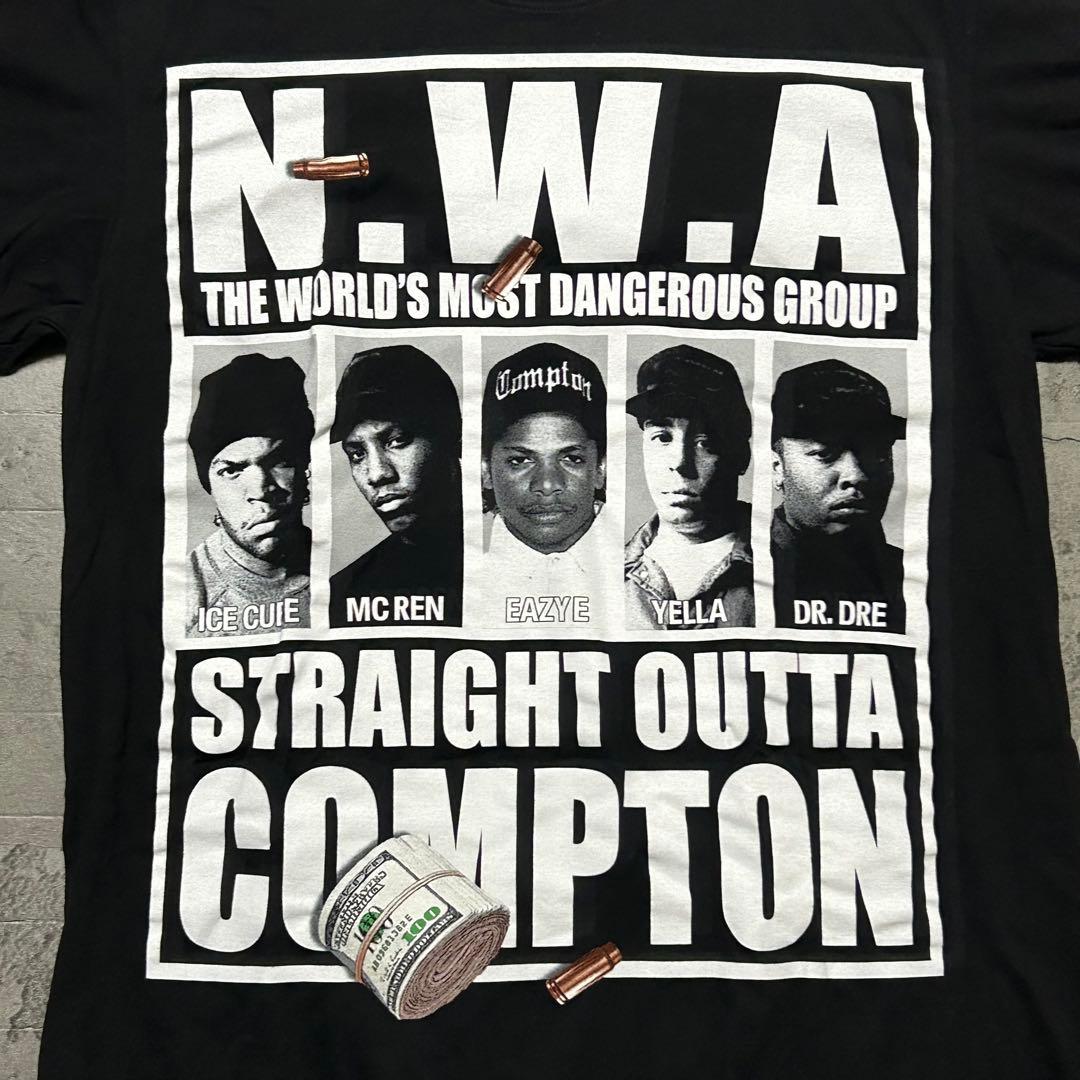 未使用級 N.W.A straight outta compton Tシャツ