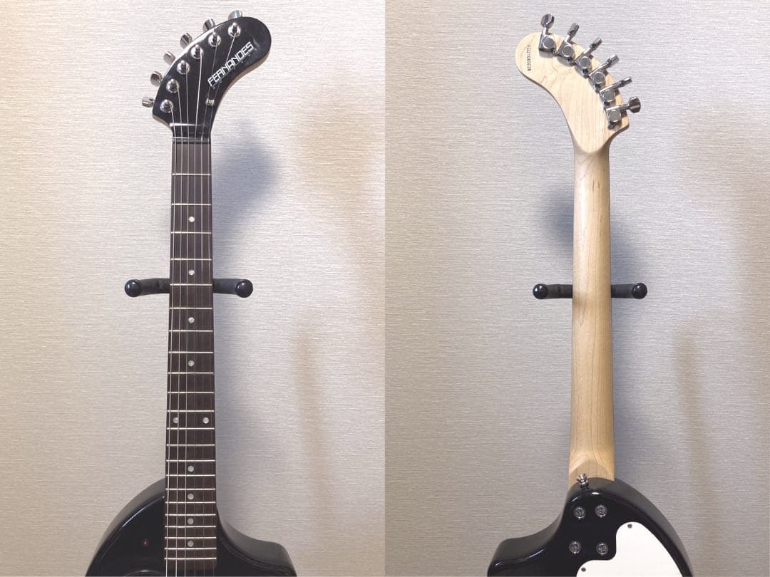 新品同様 FERNANDES ZO-3 黒 イヤホンジャック付き 弦新品