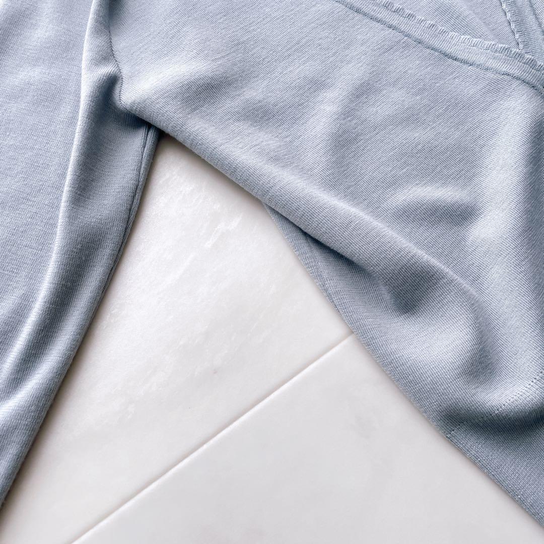 フォクシー✨アンサンブル カーディガン ツインニット サックスブルー 40