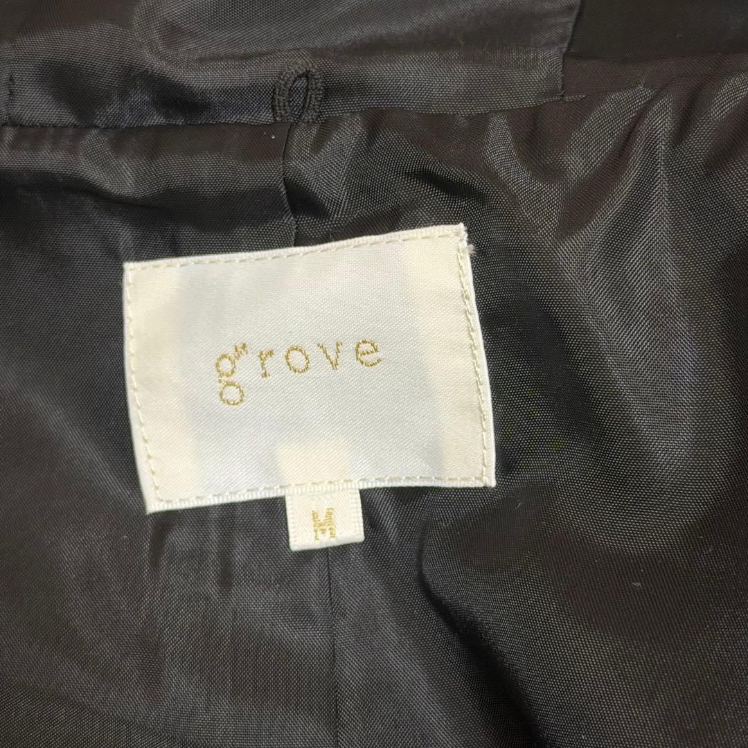 ミーさん様grove 3WAYフェイクファーライナーモッズコート　黒 M モッズ