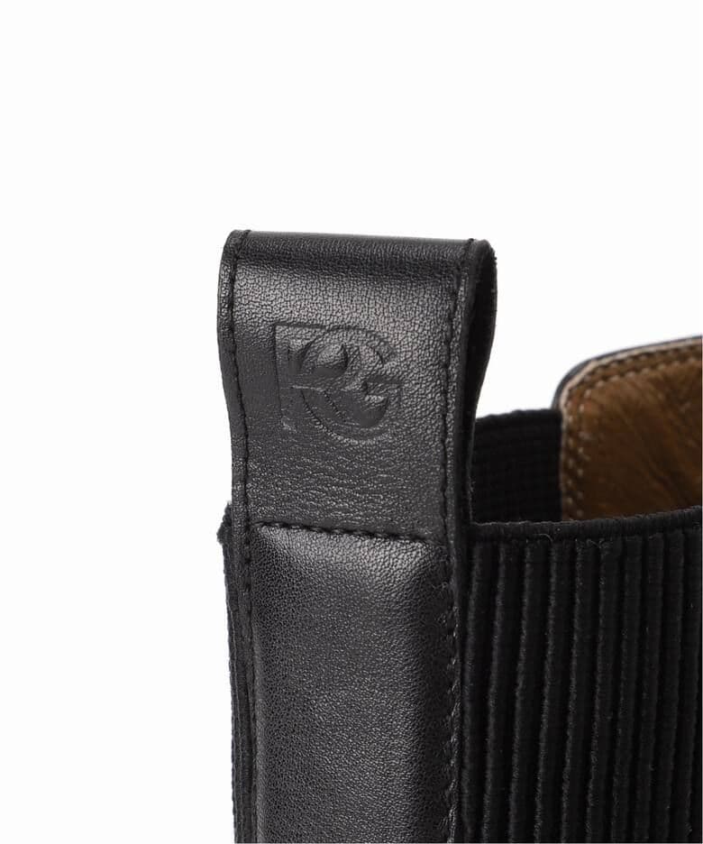LE TALON GRISEレザーVIBRAMバックリブショートブーツ