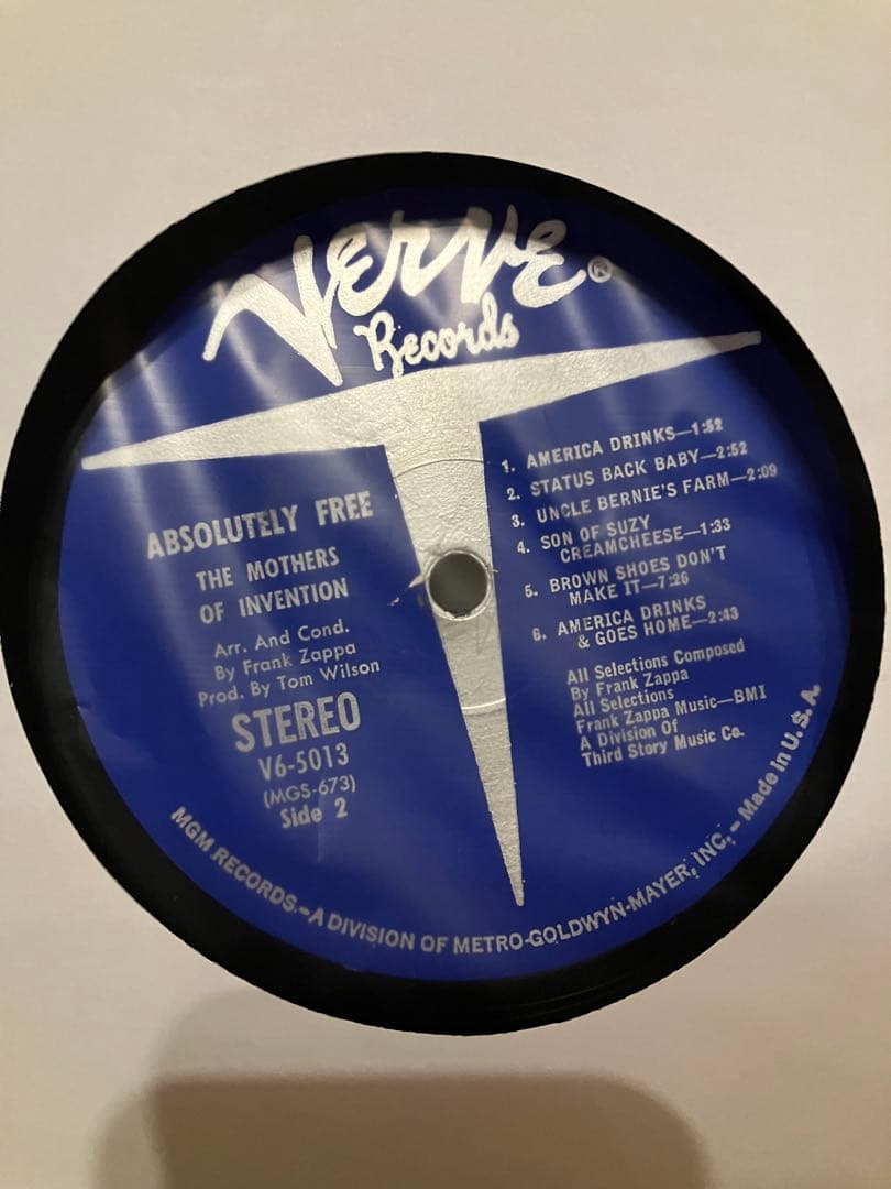 オリジMothers of Invention Absolutely Free