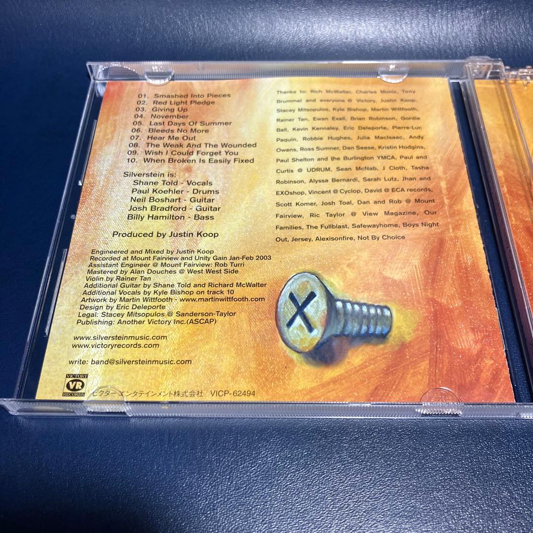 ■[廃盤] SILVERSTEIN アルバムCD「when broken is