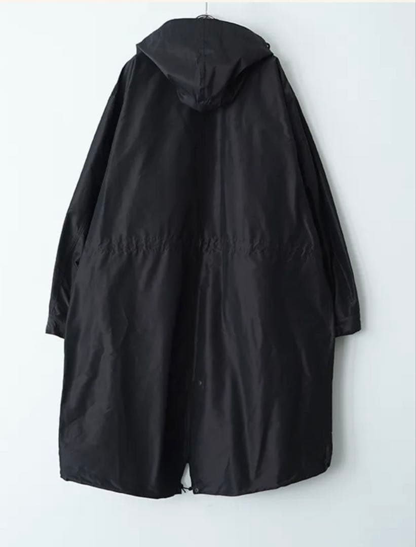 【BIGZAM】 COMOLI コットンシルクフーデッドコート size2