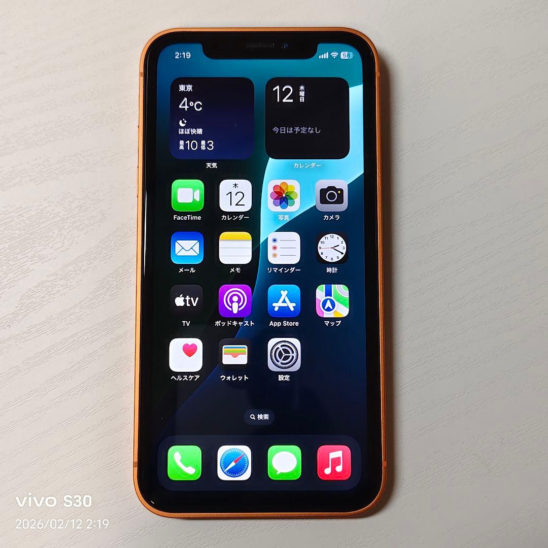 究極魔改 iPhone XR カスタム品 (17Pro風)128GB ケース付き