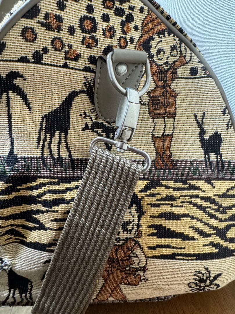 【レア】BETTY BOOP ビンテージ ボストンバッグ ベティちゃん サファリ