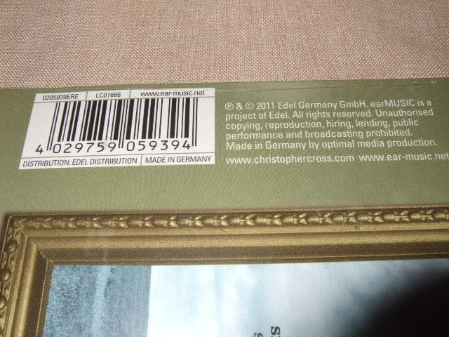 CHRISTOPHER CROSS,直筆サイン入,AOR,クリストファー・クロス
