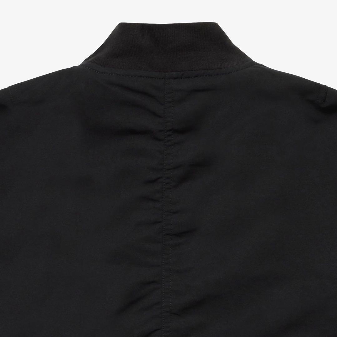 【LACOSTE/ラコステ】リバーシブルボンバージャケット　ブラック×グレー L