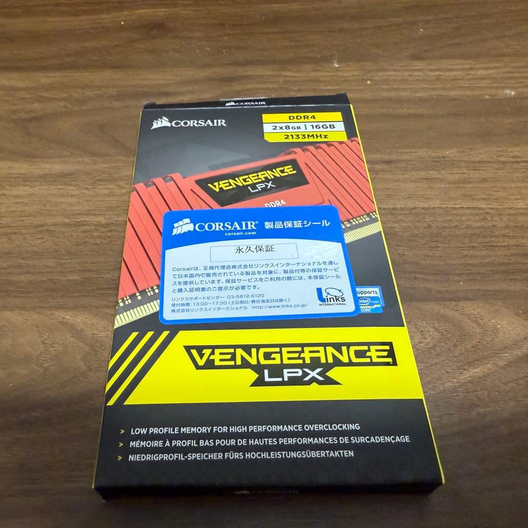 メモリー Corsair Vengeance LPX DDR4 16GB 2133MHz