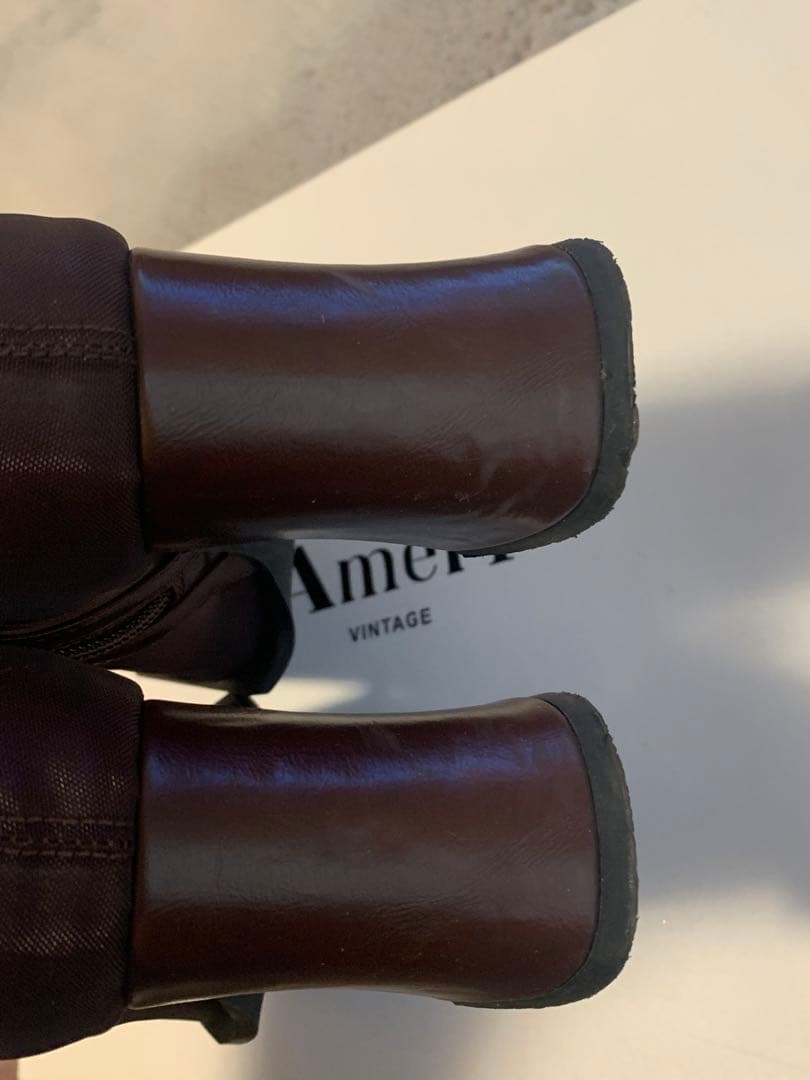 靴 Ameri SHEER WAVE TOE BOOTS