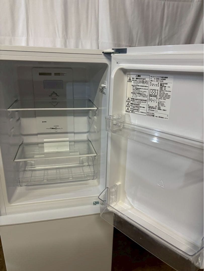 ニトリ 2ドア冷蔵庫 NTR-140WH 2022年製 140L 右開き