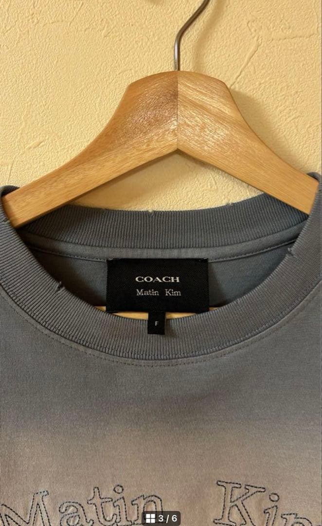 【COACH MATIN KIM】ラージ フィット Tシャツ