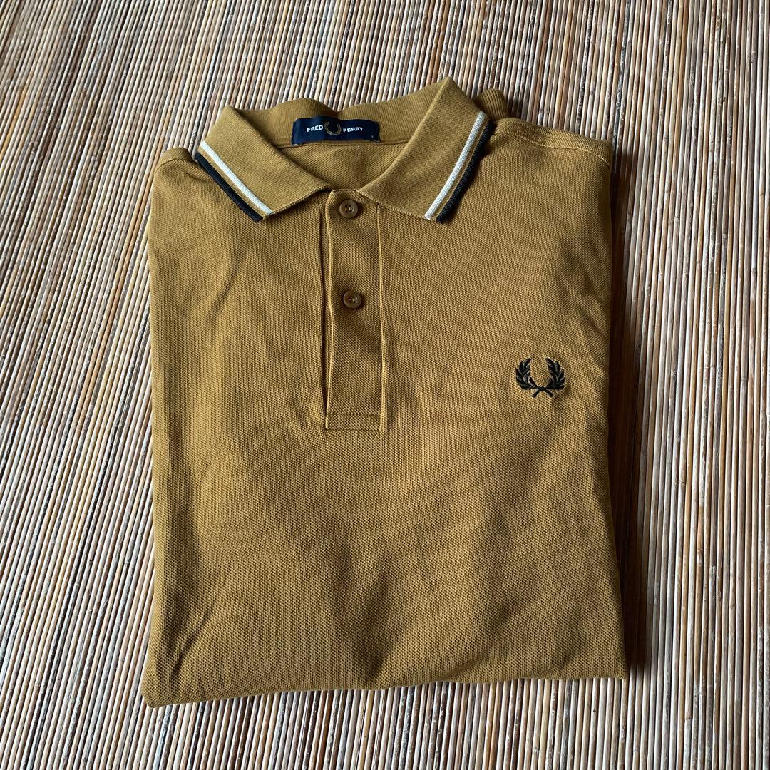 fredperry フレッドペリー ロングスリーブポロシャツ 長袖ポロシャツ S