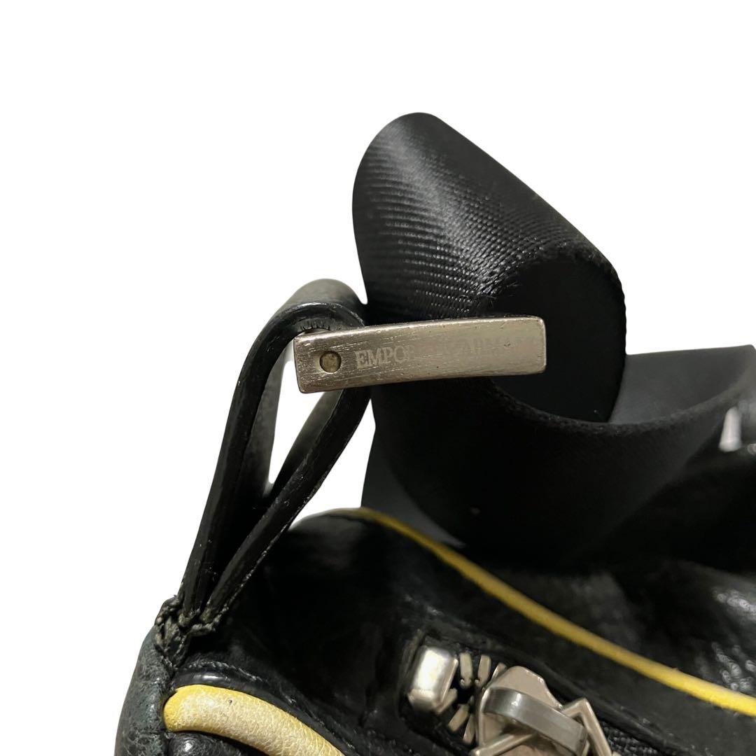 美品 EMPORIO ARMANI レザー 2WAY ボストンバッグ ショルダー