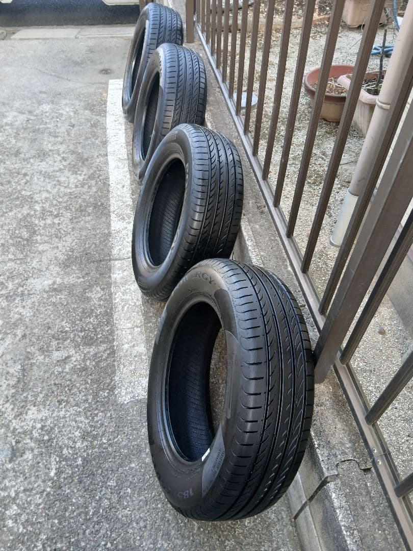 ②Pirelli Powergy 185/65R15 バリ山 2本 2025年製