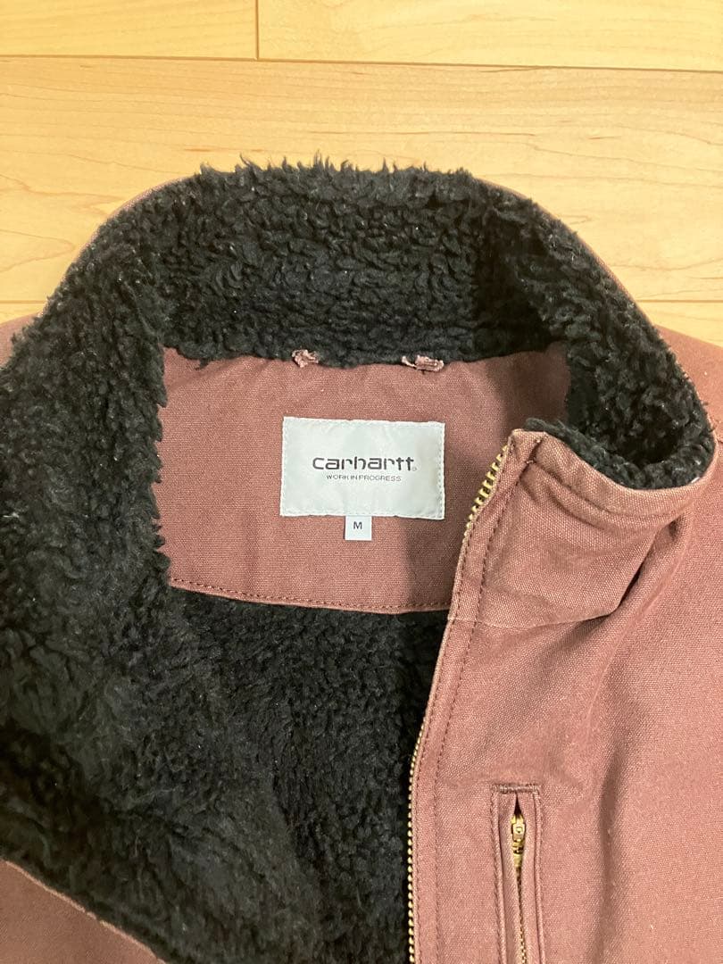 Carhartt ブラウン ダックベスト　裏ボア