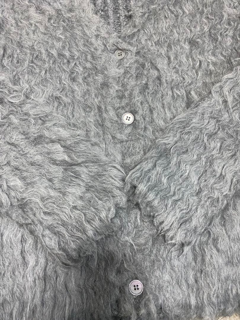 【美品】 FRAY I.D モヘアMIXシャギーカーディガン グレー
