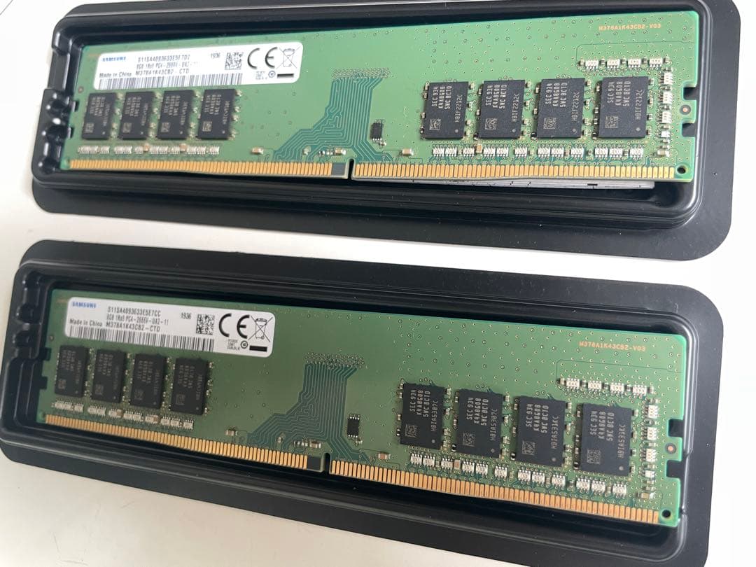 Samsung DDR4 16GB 本体メモリ (8GB×2枚セット)