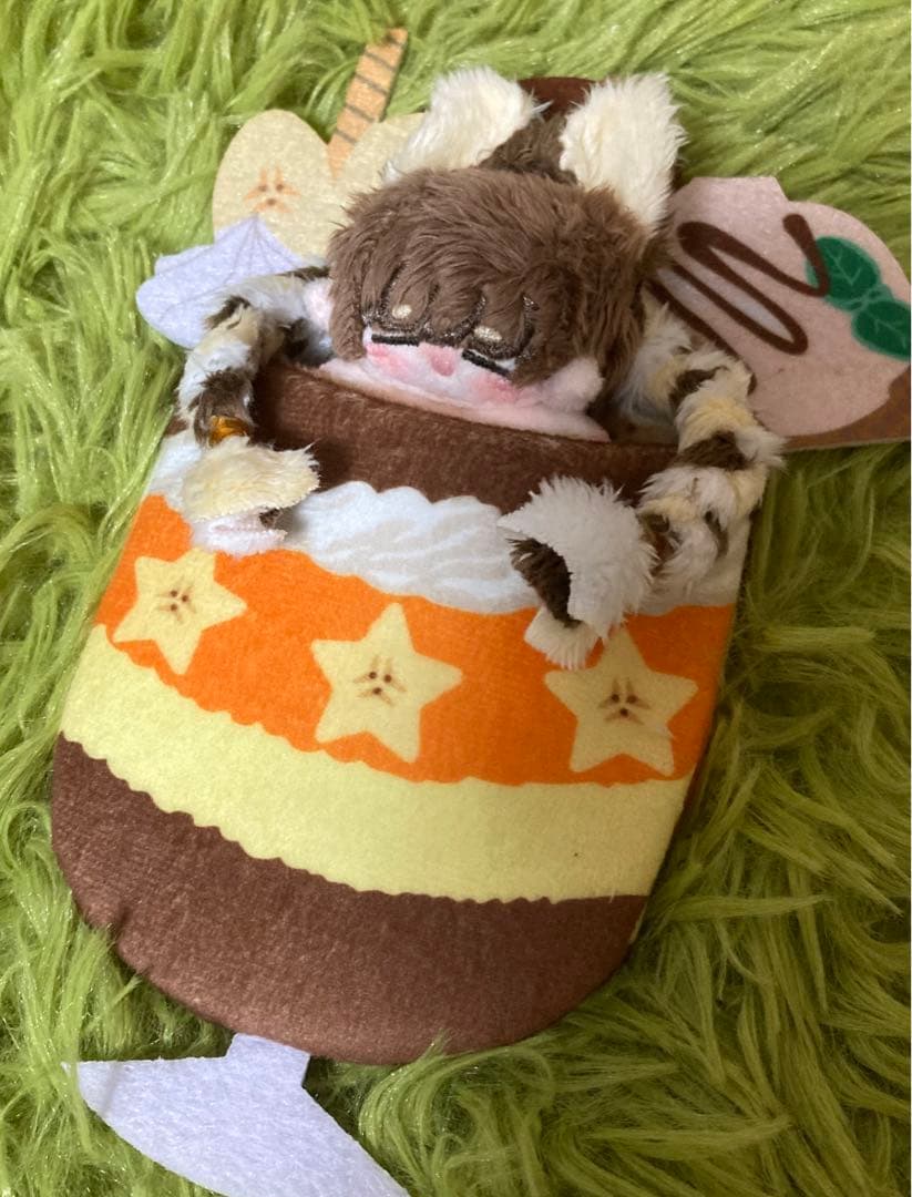 自作ぬいぐるみ・チョコパフェの女の子