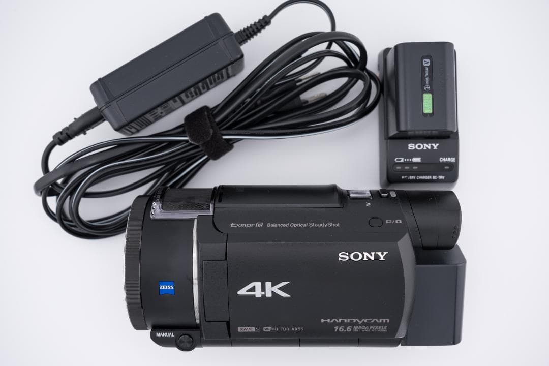 【中古】SONY Handycam FDR-AX55 4K