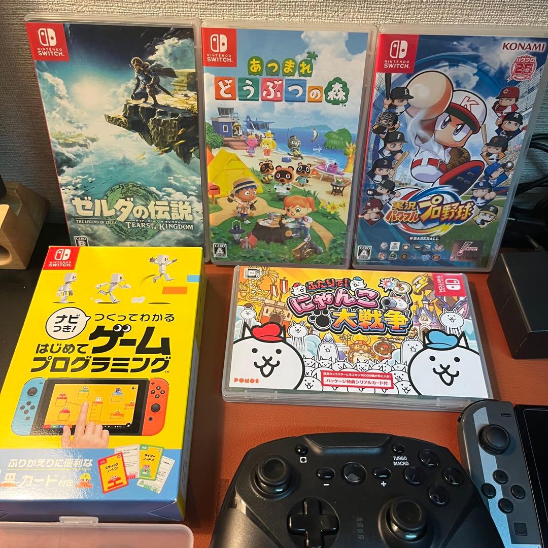 人気ソフト6本　コントローラ付き！ニンテンドースイッチ　スマブラ　あつ森　ゼルダ