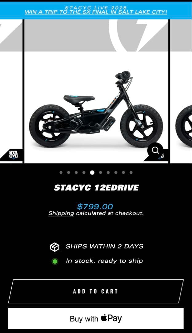 明日まで値下げ！子供用電動自転車 12 ブラック　(dirt bike)