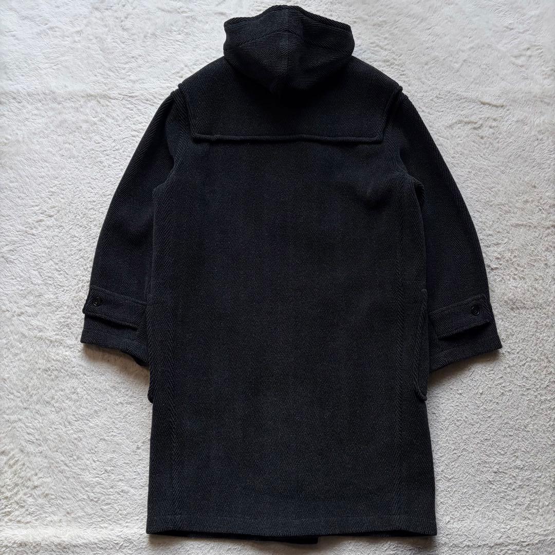 美品✨グローバーオール ダッフルコート キングストン ヘリンボーン グレー XL