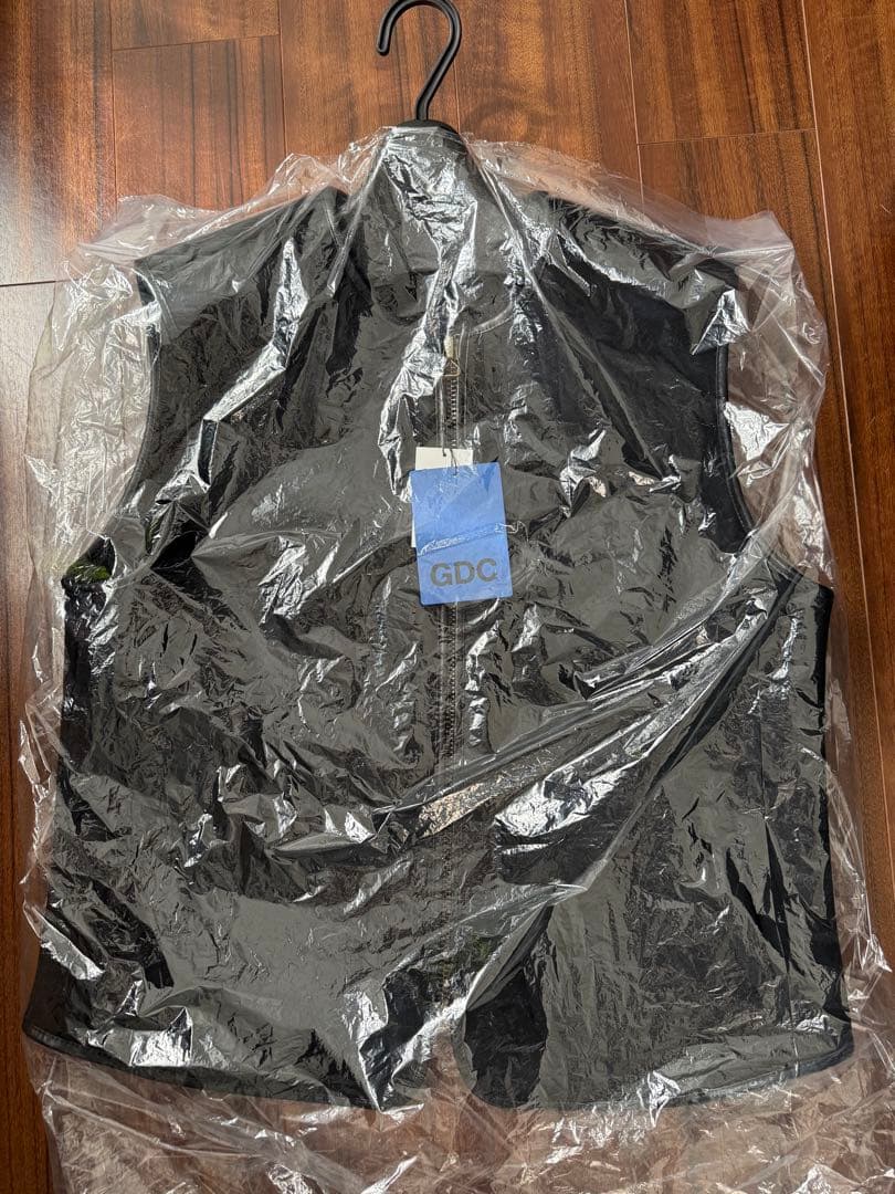 新品 GDC Vegan Mouton Vest 黒 XL