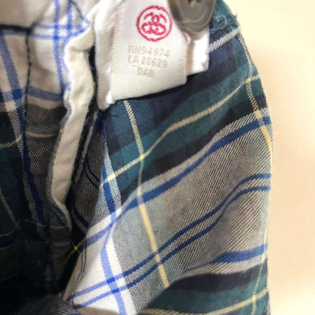 古着 00s ステューシー チェック パーカー シャツ ブルゾン スイングトップ
