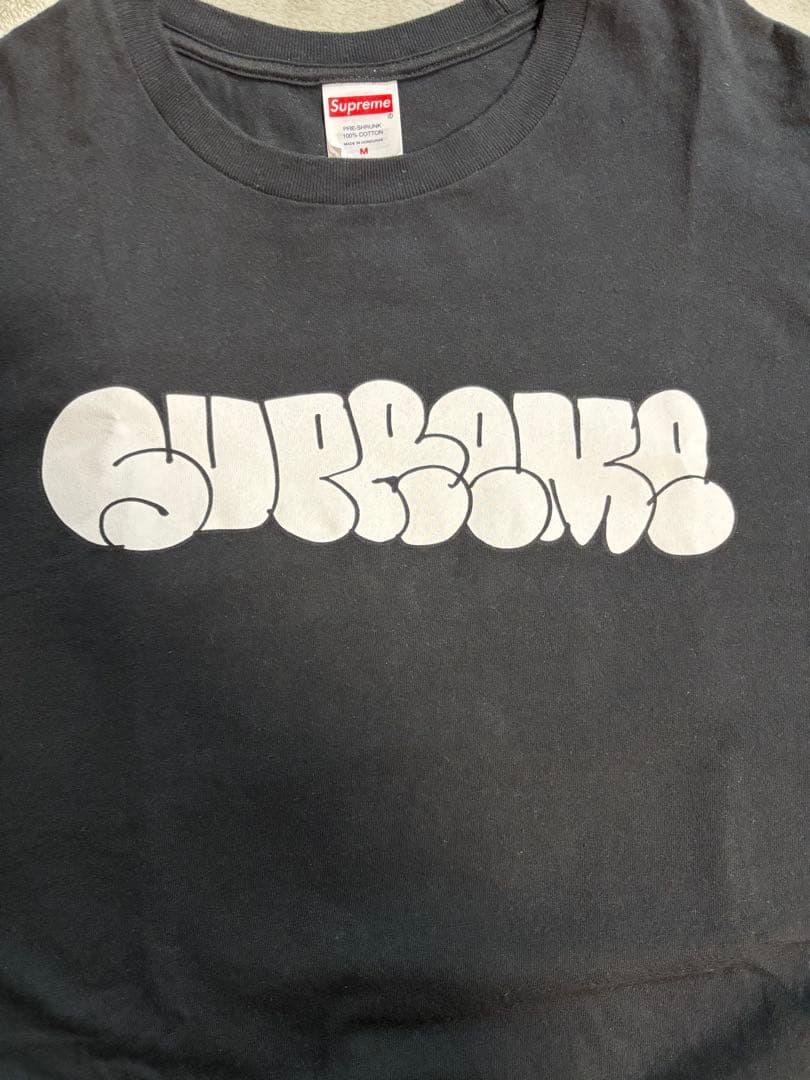 値下げ中【supreme×run】SupremeTシャツMサイズブラック