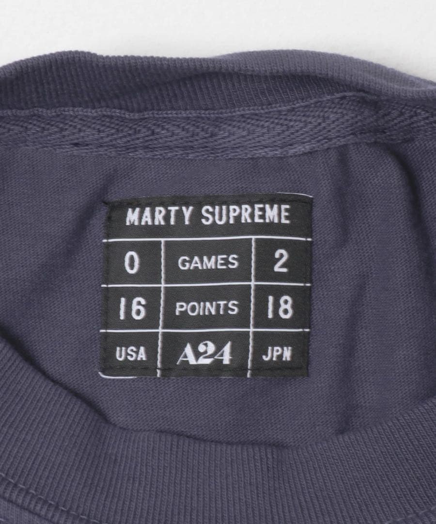 紺　marty supreme SOLID 3STAR LOGO T-SHIRT