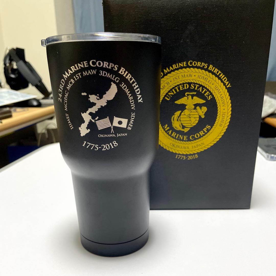 米軍海兵隊　創立記念品　タンブラー