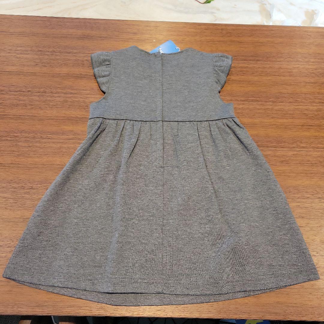 【新品】ファミリア　フリル付き ワンピース 90