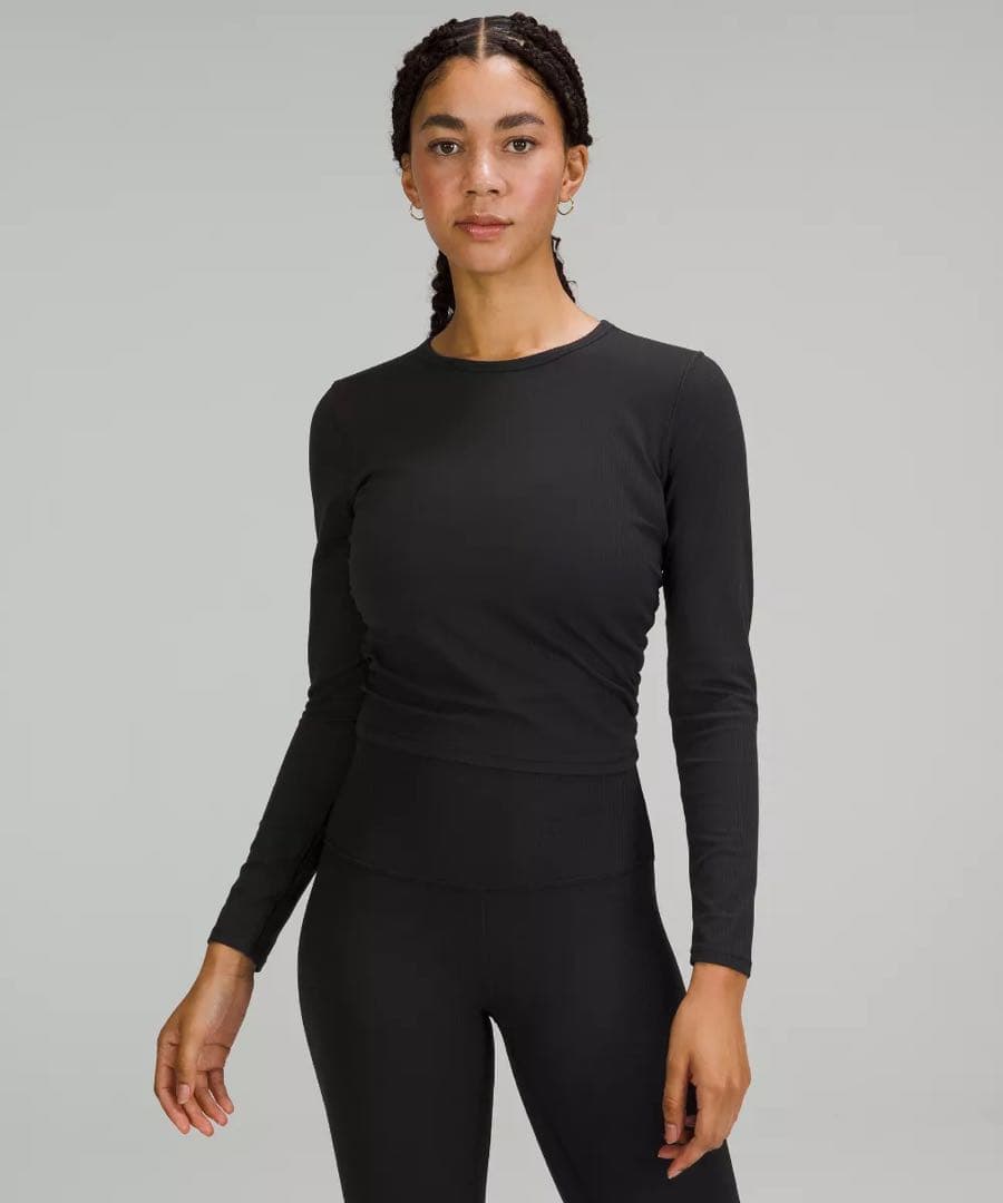 lululemon All It Takes リブNulu 長袖シャツ
