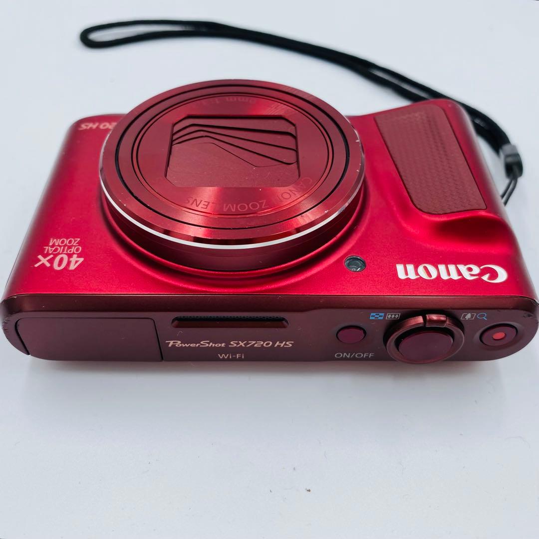 動作確認済 ⭐︎美品⭐︎ Canon SX720 HS デジカメレッドボディ
