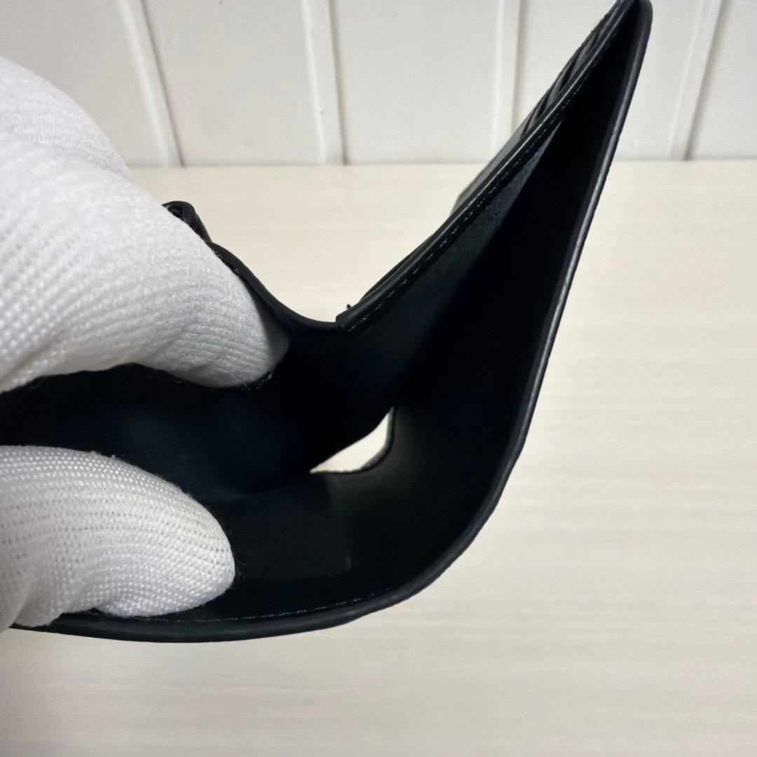 coach コーチ　二つ折り　ミニ財布　ブラウン　レザー　シグネチャー　フラワー