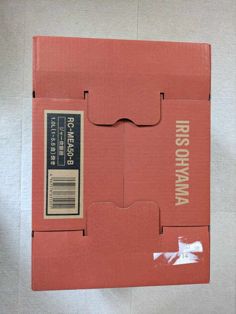 IRIS OHYAMA RC-MEA50-B 炊飯器 1.0L