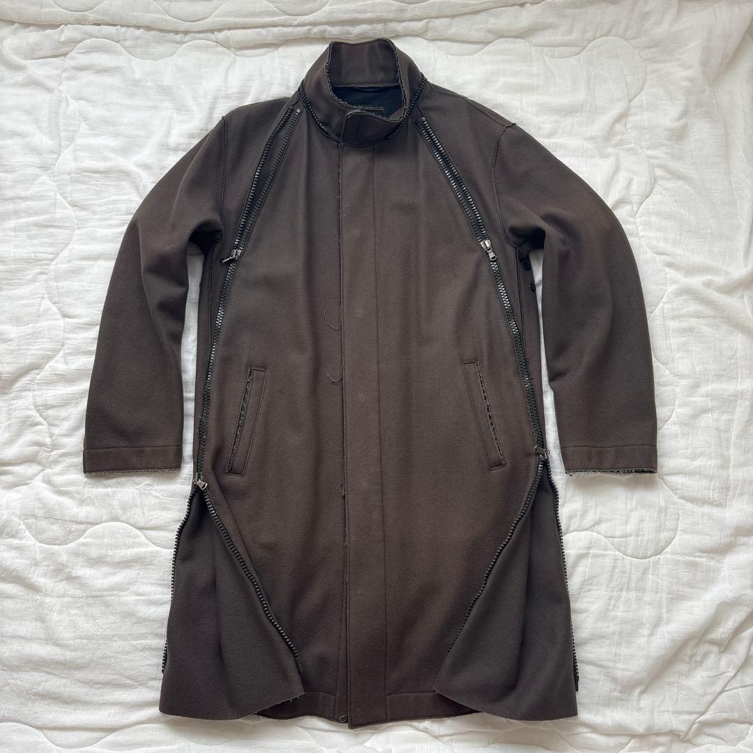 名作　90s emporio armani 変形ロングコート