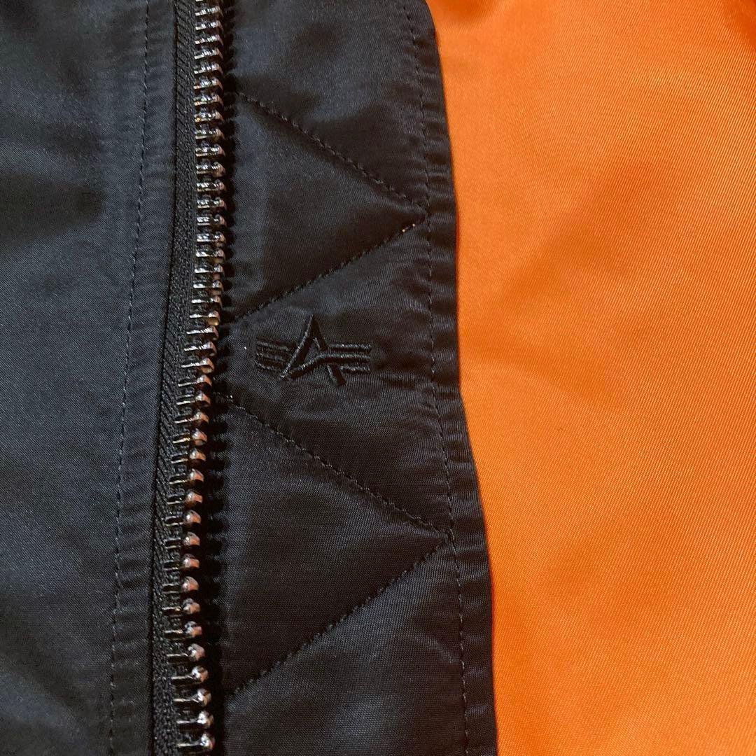【良品・XL】アルファ　MA-1 ブラック 現行タグ20004-401