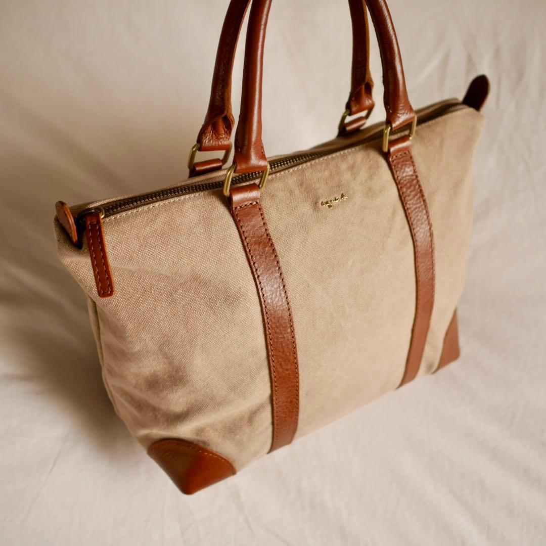 agnes b キャンバストートバッグ joe トート