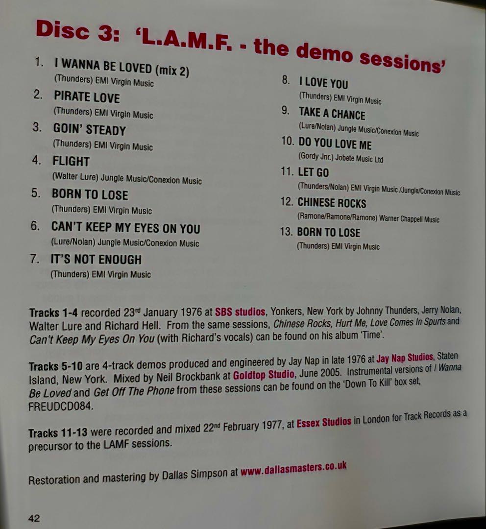ザ・ハートブレイカーズ　LAMFデイフィニテイブ限定BOX4CD 缶バッジ廃盤