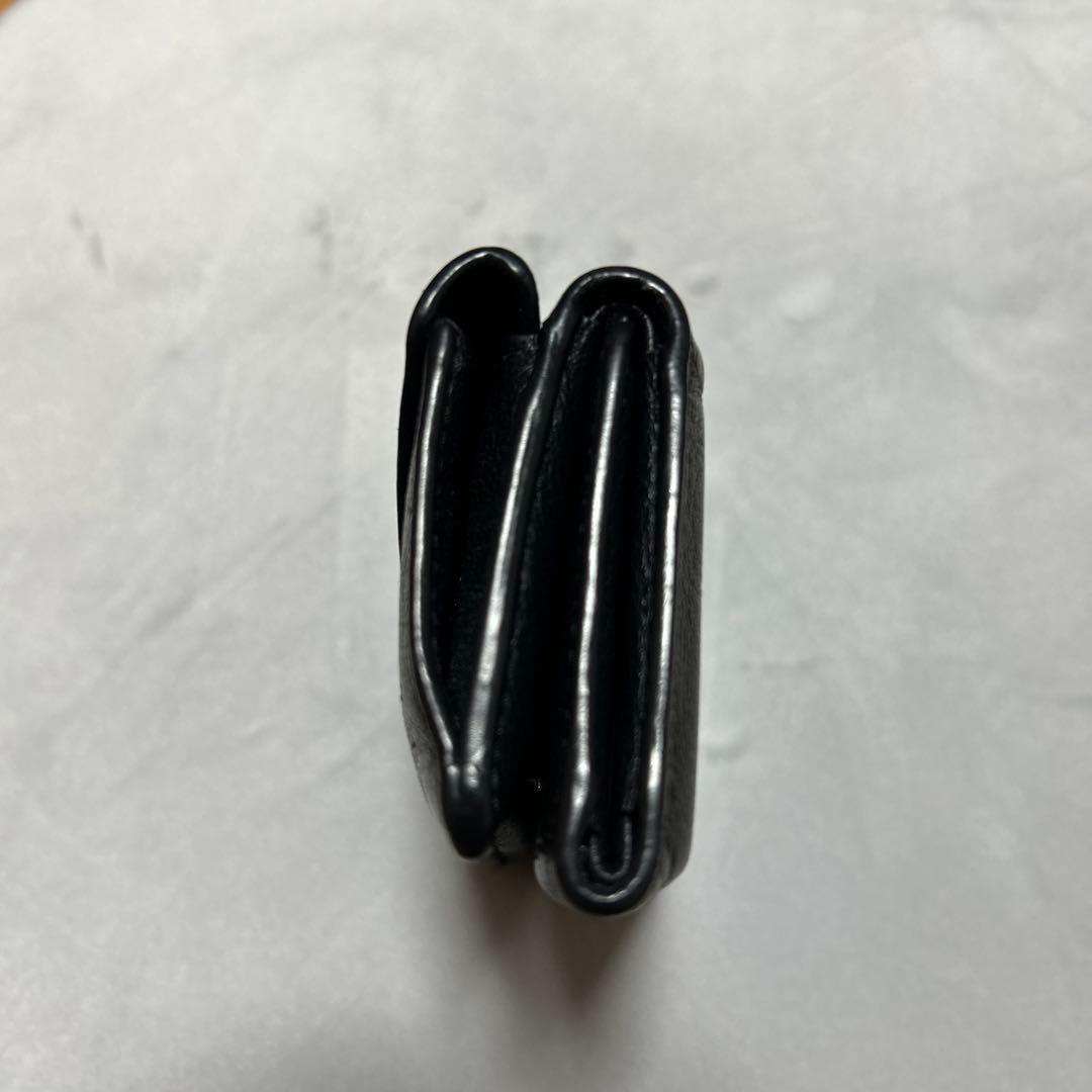 【美品】 BALENCIAGA バレンシアガ ペーパー ミニ ウォレット 黒