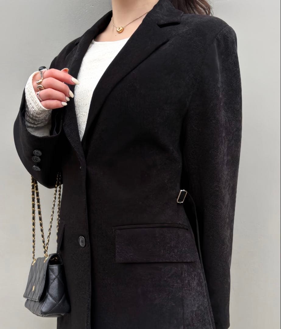 ジャケット・アウター SENEE waist belt tailored jacket