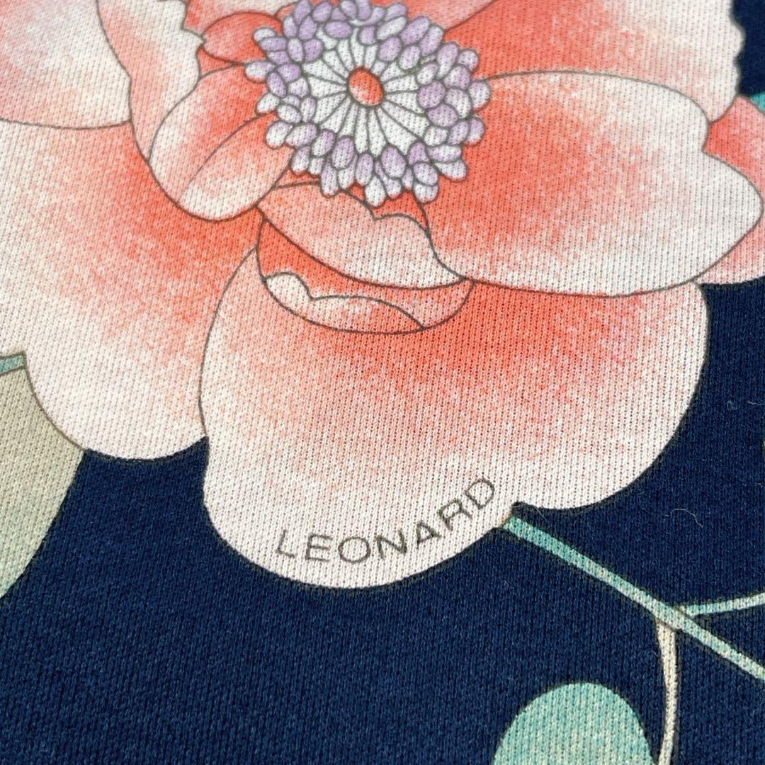 【時巡る】LEONARD 半袖カットソー　Tシャツ　花柄　L 春夏
