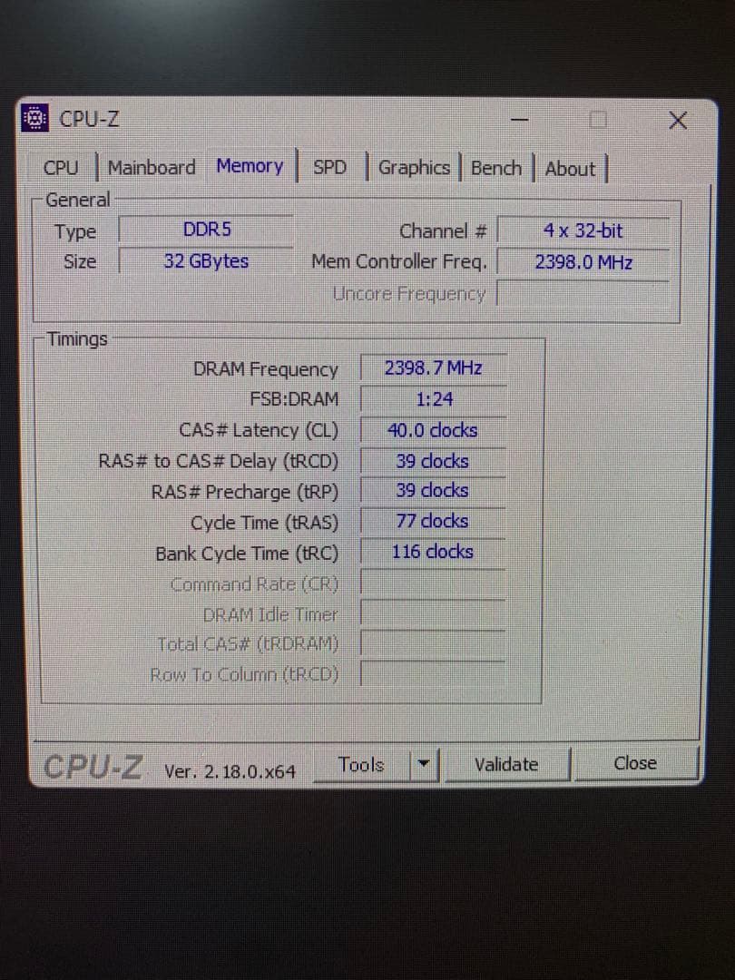 Crucial DDR5-4800 (16GB×2) CT16G48C40U5