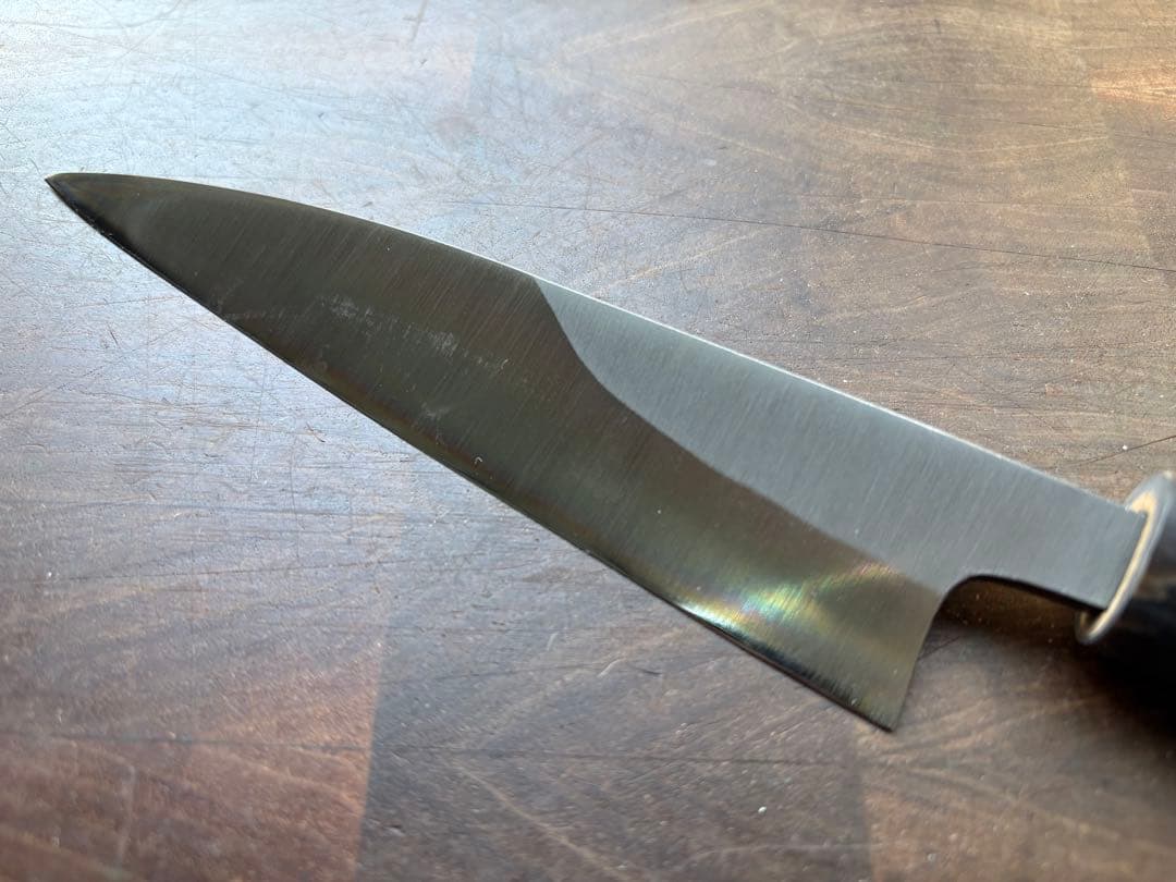 正本総本店　玉白鋼　小出刃　140mm 包丁　白鋼　和包丁　研ぎ済　釣り　水牛朴